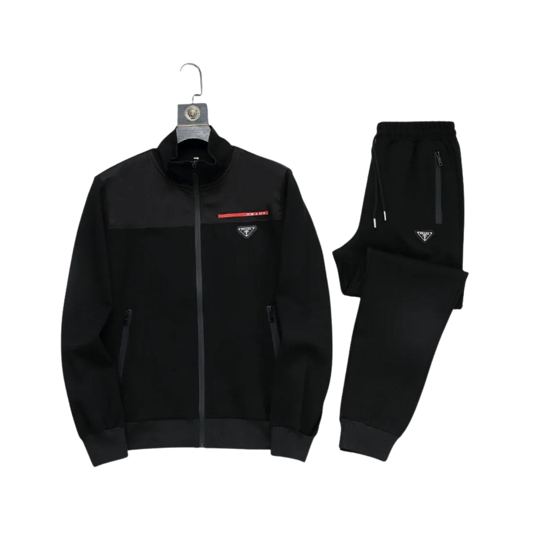PRADA Nero Completo Casual Con Zip Intera