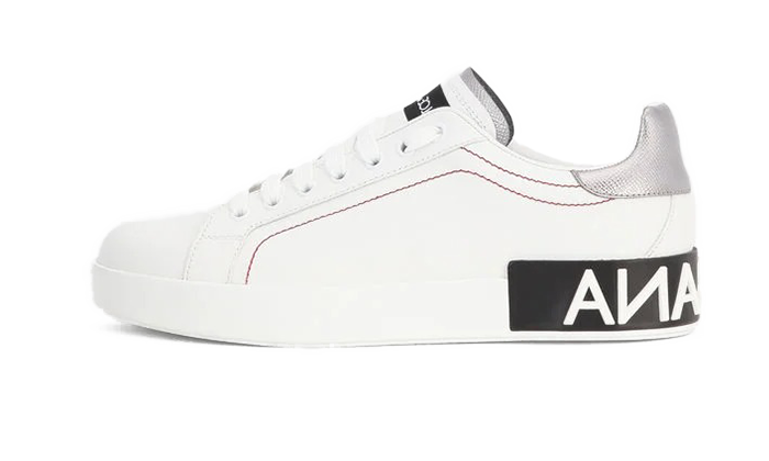 Dolce & Gabbana Calfskin nappa Portofino sneakers White
