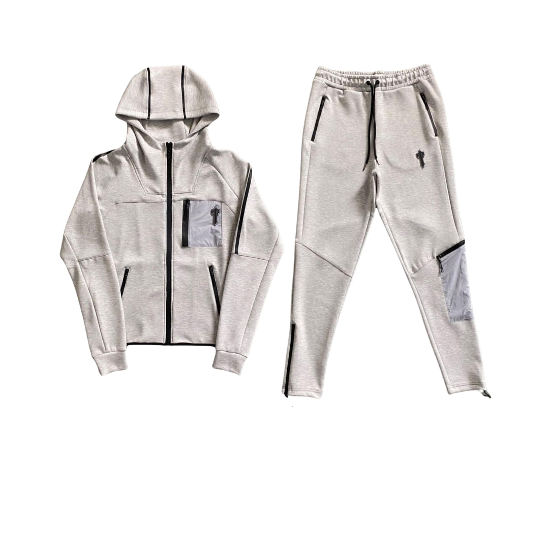 TRAPSTAR Hoodie Tech Fleece Grey Jumpers and Pants