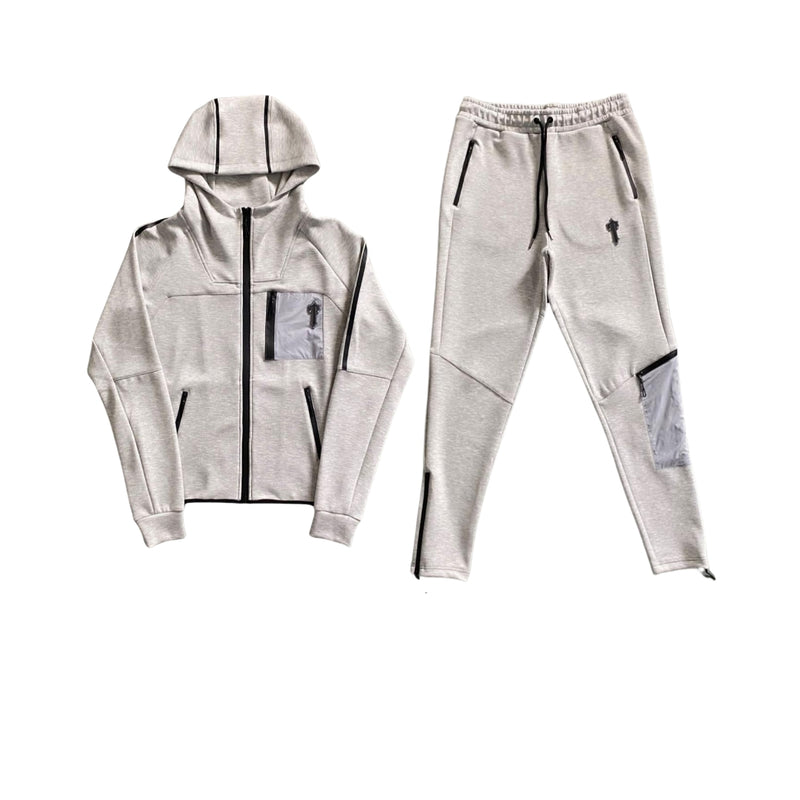 TRAPSTAR Hoodie Tech Fleece Grey Jumpers and Pants