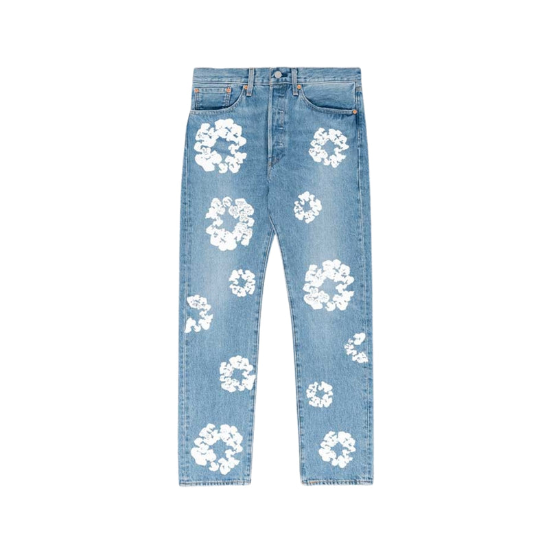 DENIM TEARS Cotton Wreath Jeans Ligh Wash