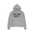 GALLERY DEPT. Basic English Logo Hoodie Flower Gray