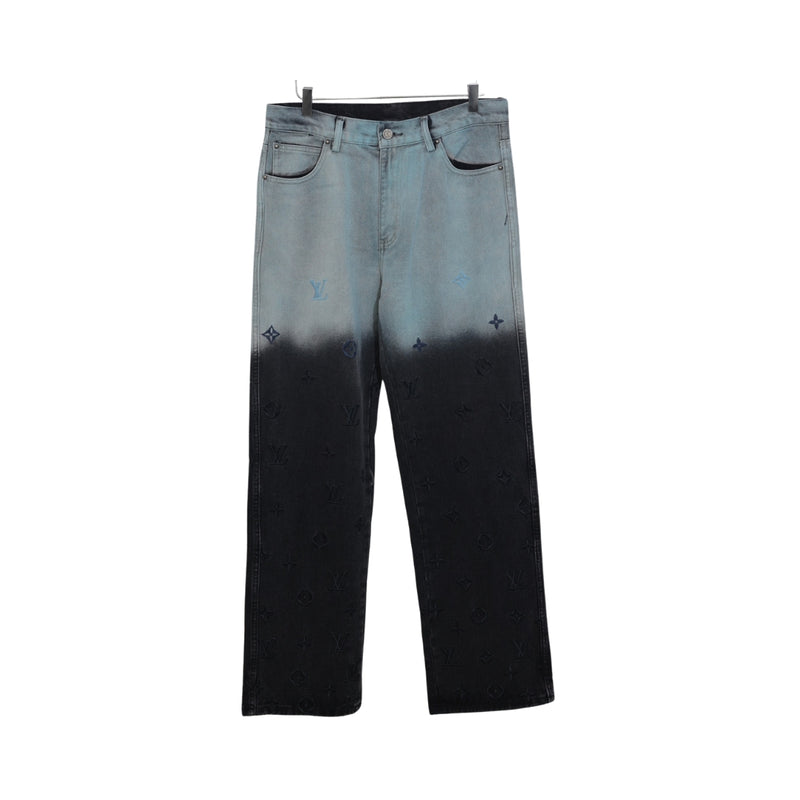 Louis Vuitton Embroidered Denim Pants