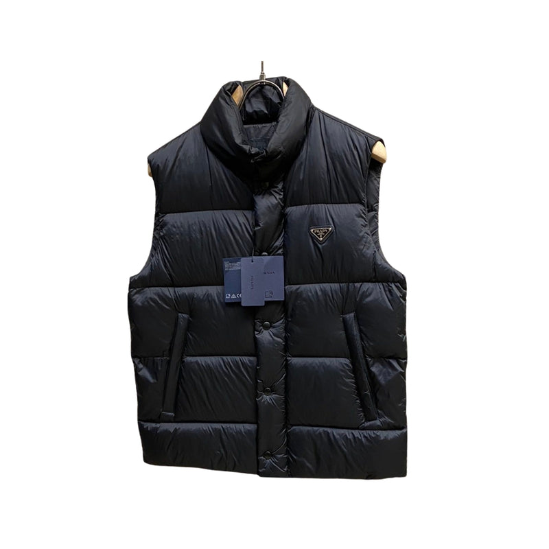PRADA Piumino Leggero in Re-Nylon Nero