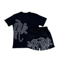 SYNA Graphic Tee & Shorts Set – Y2K Streetwear