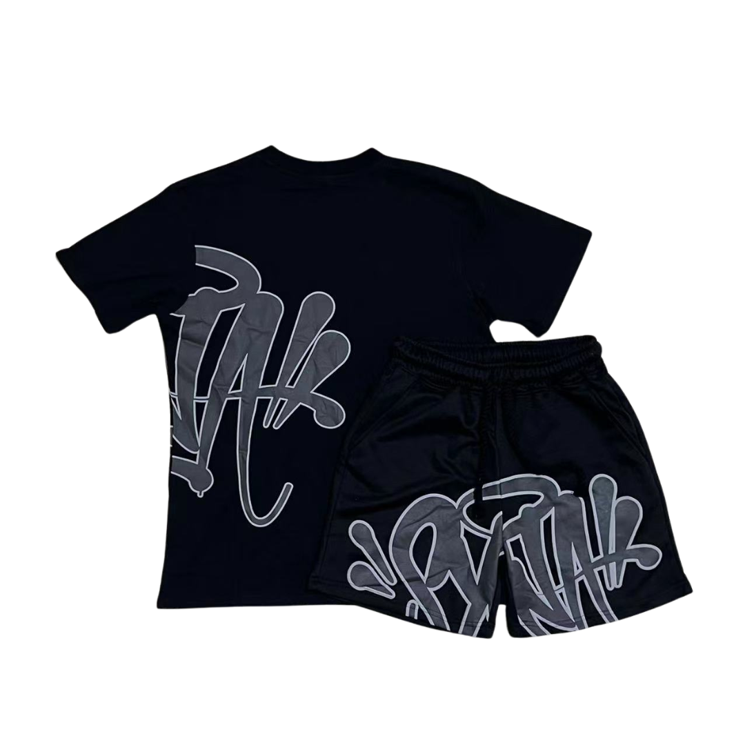 SYNA Graphic Tee & Shorts Set – Y2K Streetwear