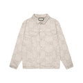 GUCCI white sales denim jacket