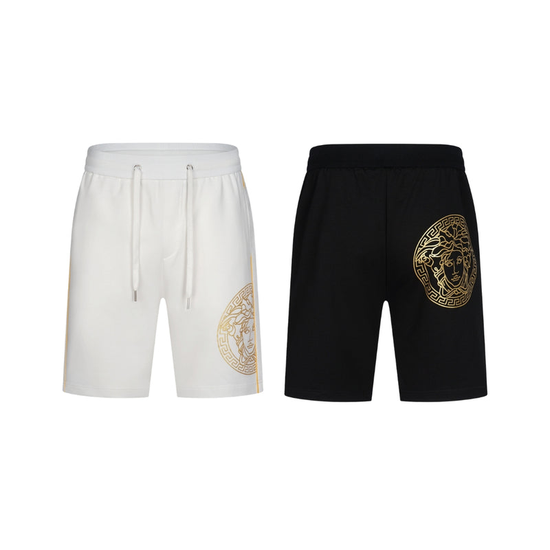 Versace Shorts Black & White with Logo