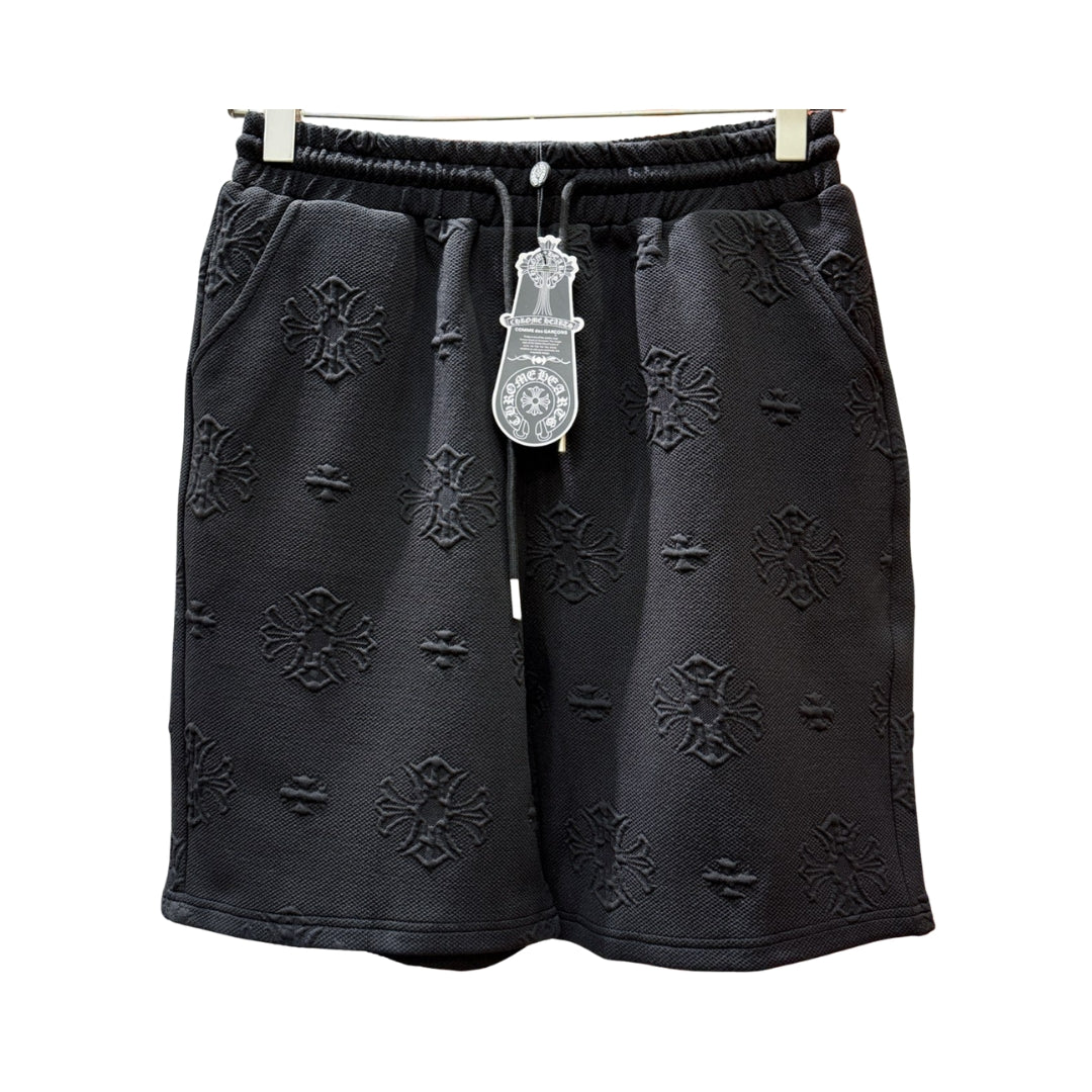 Chrome Hearts Pantaloncini Con Logo Ricamato