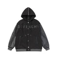 GIVENCHY raised-logo Hooded Varsity Jacket