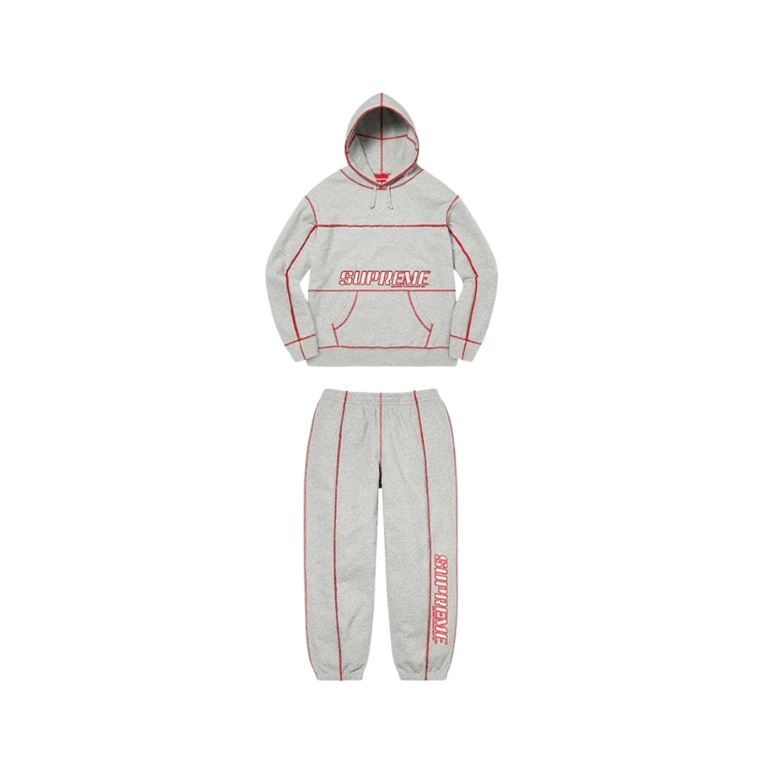 SUPREME Completo Con Cappuccio Coverstitch