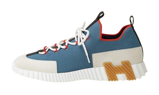 Hermès Sneakers Lift Slip-On Blu