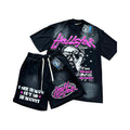 DENIM TEARS Men’s Black T-Shirt & Shorts