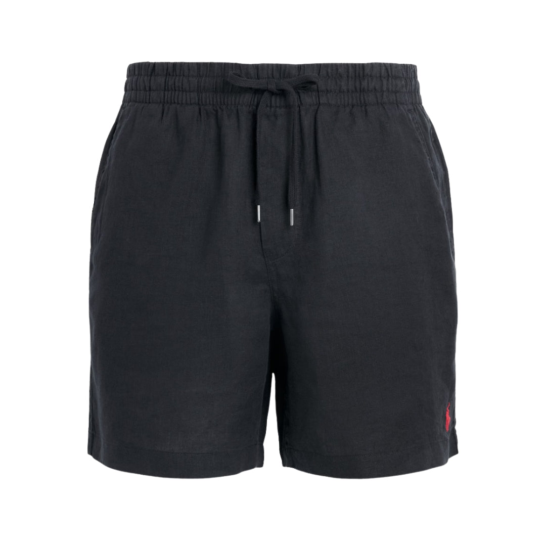 Ralph Lauren Pantaloncini Polo Pony In Lino Con Coulisse