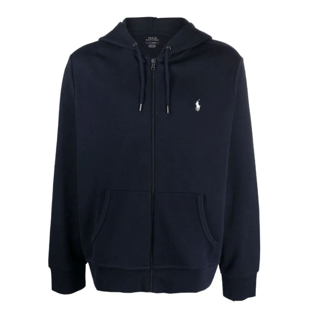 RALPH LAUREN Performance Zipper Navy Hoodie