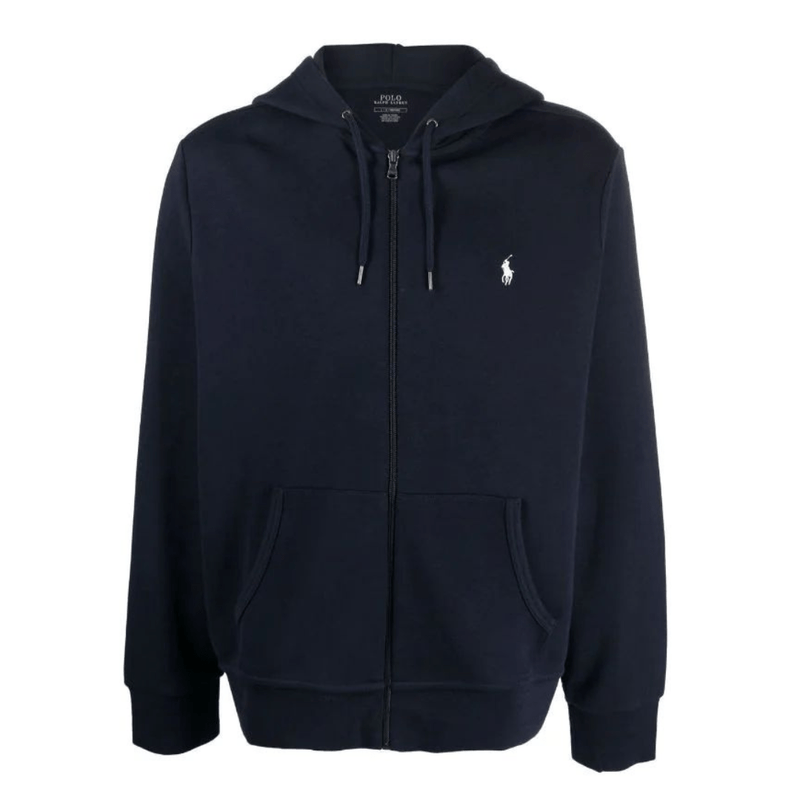 RALPH LAUREN Performance Zipper Navy Hoodie
