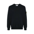 STONE ISLAND Black Jumper White