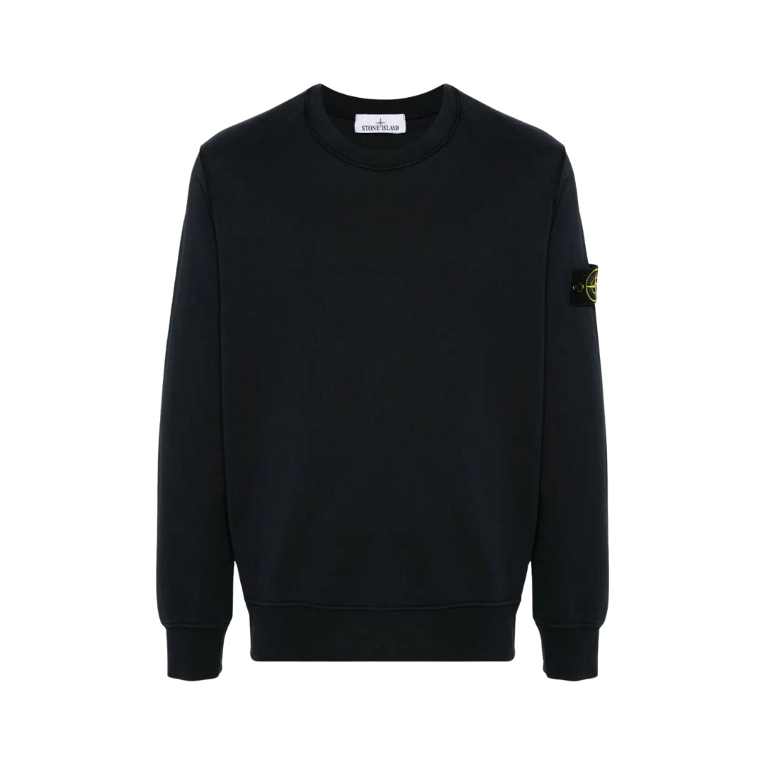 STONE ISLAND Black Jumper White
