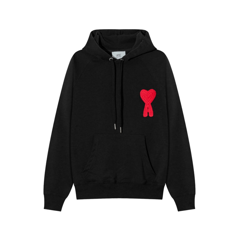 AMI PARIS Felpa in cotone artigianale