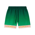 Casablanca Silk Shorts With Drawstring