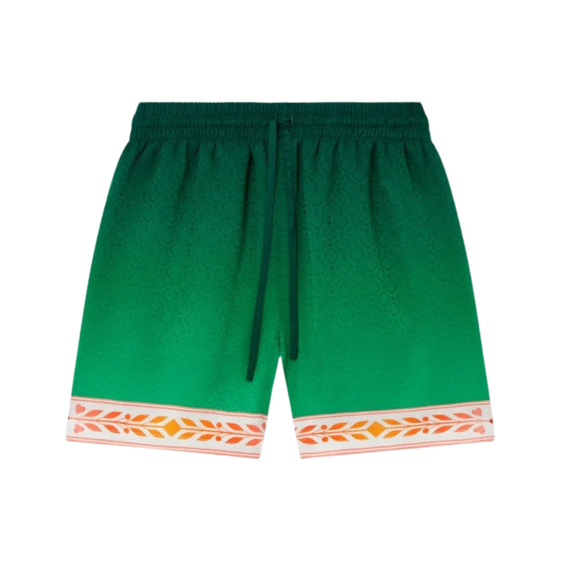 Casablanca Silk Shorts With Drawstring