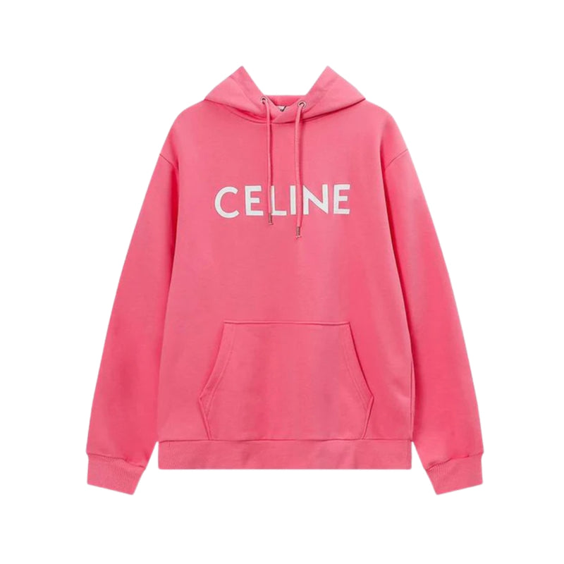 CELINE Hoodie in Cotton Fleece