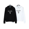 PRADA logo-print Cotton Hoodie