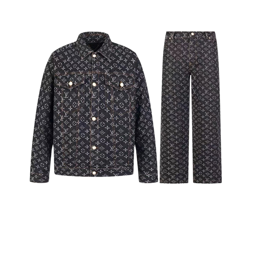 LOUIS VUITTON Damier Classic Denim black Jacket