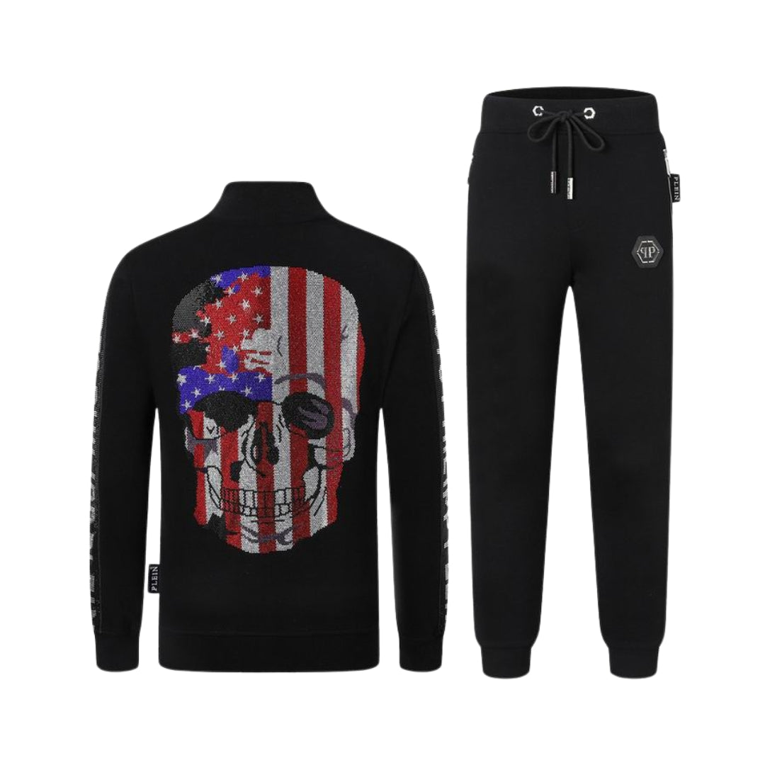 PHILIPP PLEIN skull print men’s outfits casual