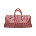 GOYARD Goyard Boston Bag Goissi Croisière in Red Monogram Canvas