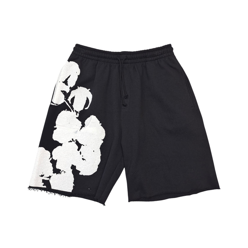 Denim Tears Pantaloncini Felpati Con Ghirlanda Jumbo