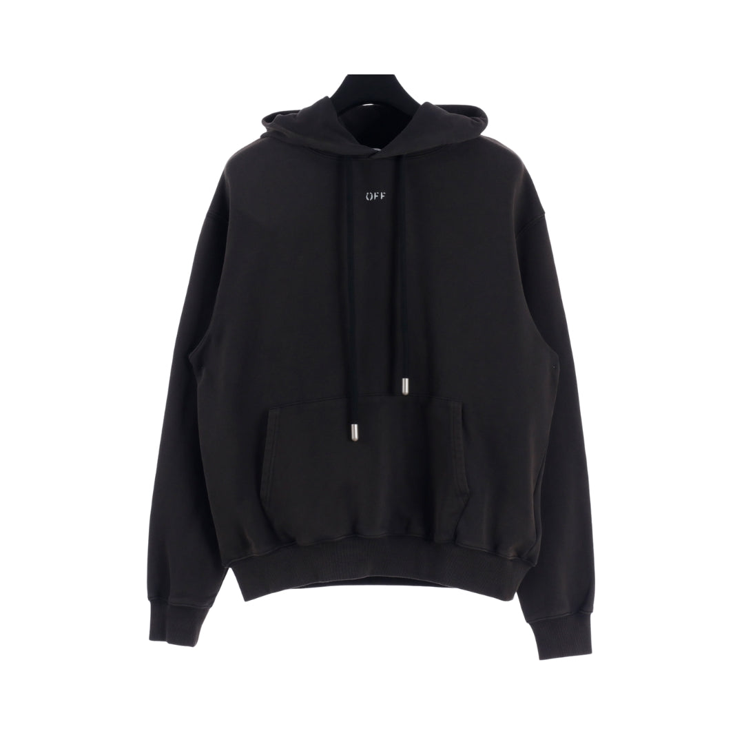 OFF-WHITE BLACK DRAGON ARROW SKATE HOODIE