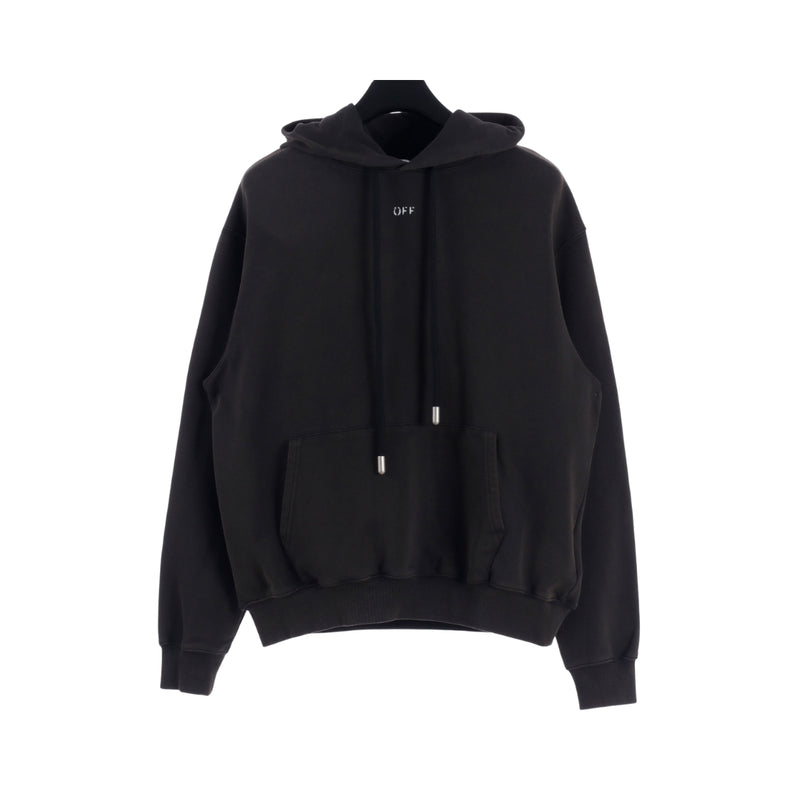 OFF-WHITE BLACK DRAGON ARROW SKATE HOODIE