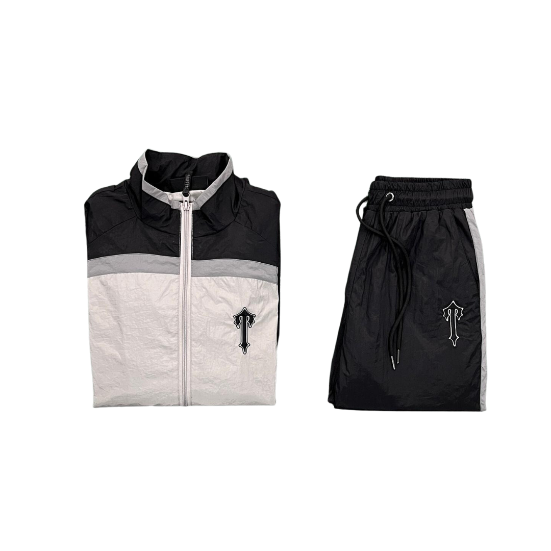 TRAPSTAR Irongate T Shellsuit – Black / Grey
