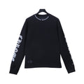 CHROME HEARTS Maglia Nera a Maniche Lunghe