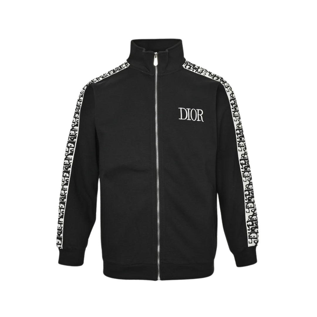 DIOR jacquard strap jersey jacket