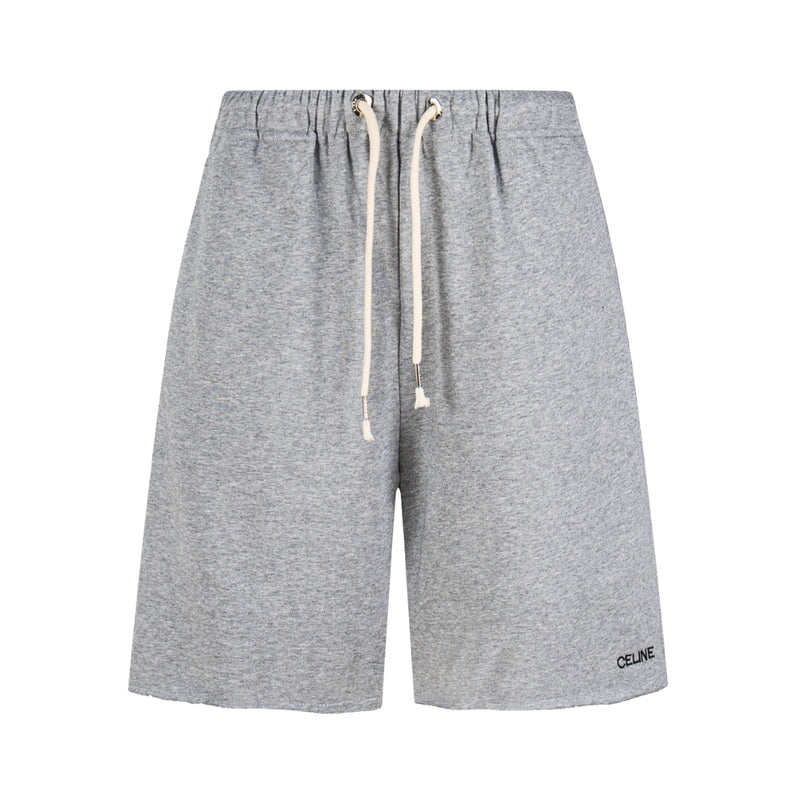 Celine Shorts con coulisse di chiusura grigi