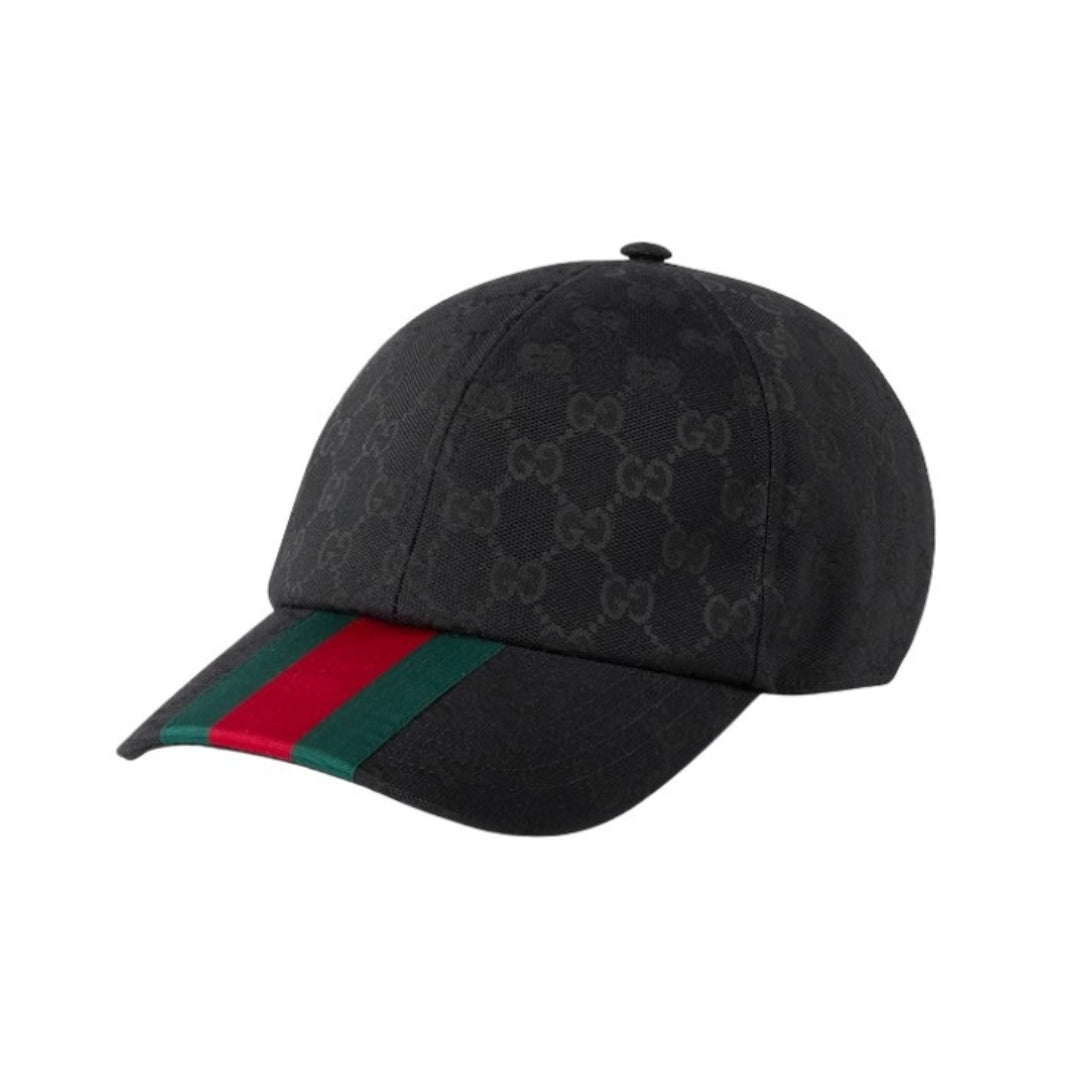 GUCCI Cap Gucci canvas baseball hat Black GC058