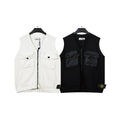 STONE ISLAND Black Crinkled Vest