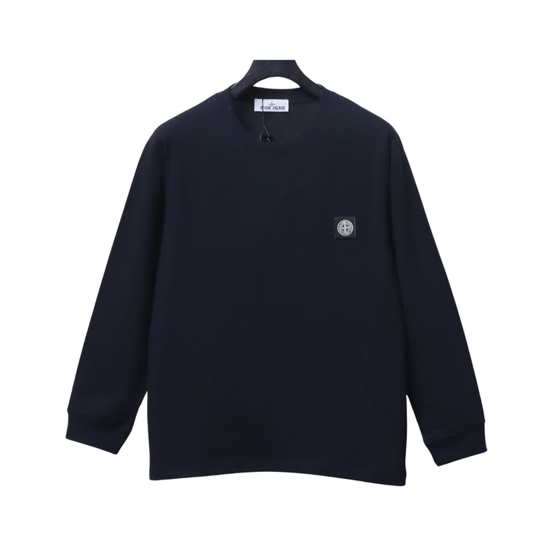 STONE ISLAND Maglia in Cotone con Patch Compass