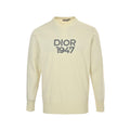 DIOR Men’s White Cotton Embroidered