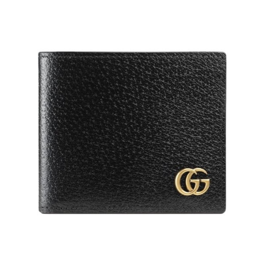 GUCCI Bi-Fold GG Marmont Leather Wallet