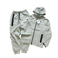NIKE TECH FLEECE Tuta Tech Fleece grigio scuro e nera