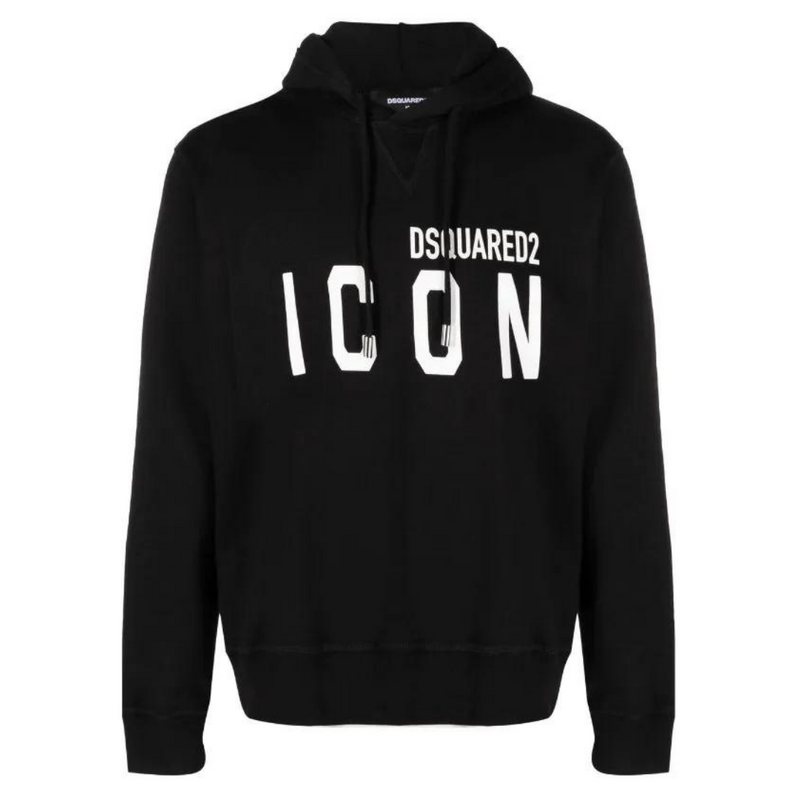 DSQUARED2 logo-print cotton hoodie