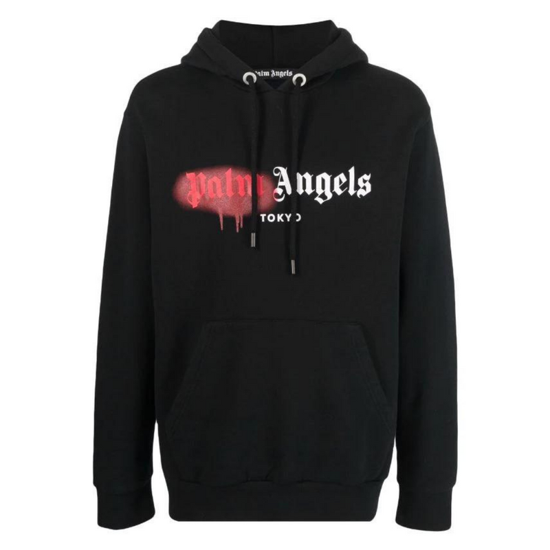 PALM ANGELS tokyo sales sprayed hoodie