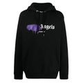 PALM ANGELS Purple Sprayed-logo