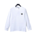 STONE ISLAND Maglia Bianca con Patch Compass