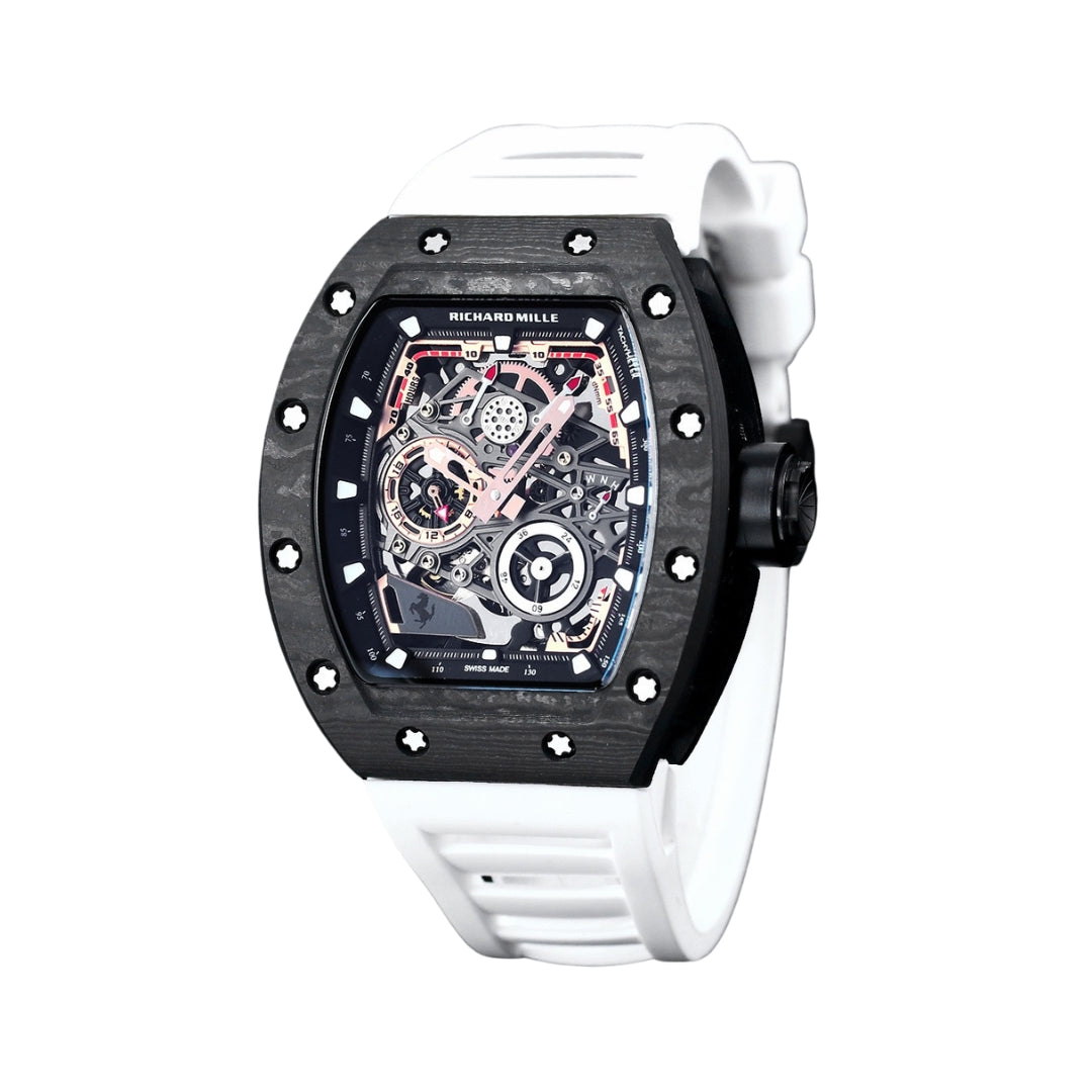 RICHARD MILLE Automatico Con Cinturino In Silicone Bianco