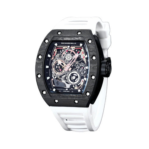 RICHARD MILLE Automatico Con Cinturino In Silicone Bianco