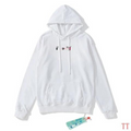 OFF-WHITE Acrylic Arrow Logo Print Hooded